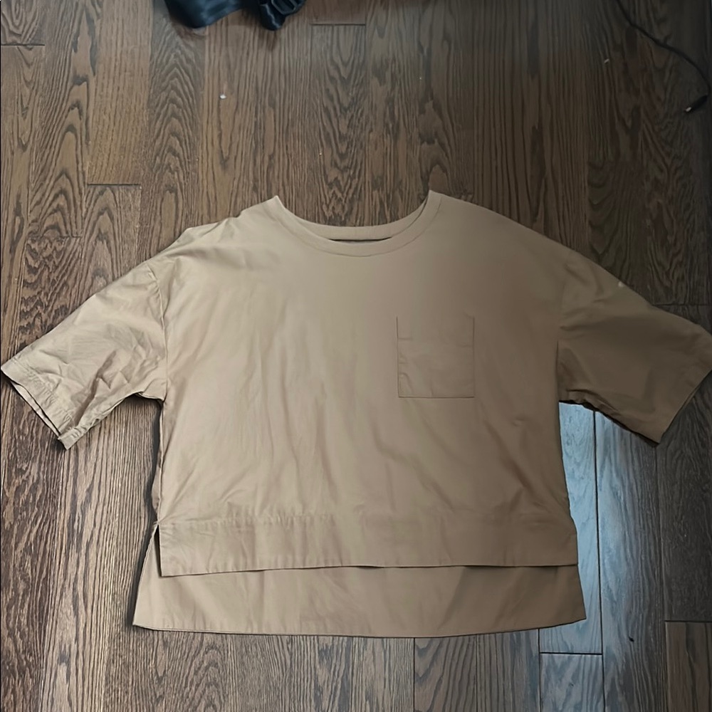 Muji Tan Blouse